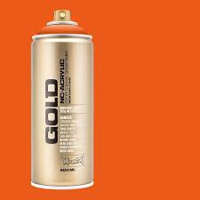 Gold Spray Paint Shock Orange