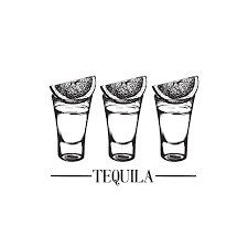 Vector Ilration Of Tequila Glasses