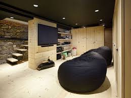 Basements Pine Wall Paneling Design Ideas