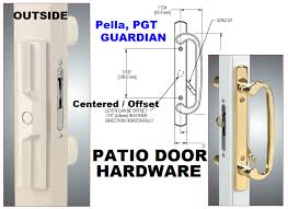 Pella Sliding Patio Door Handle Set
