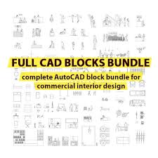 Full Autocad Blocks Set Dwg 2d For
