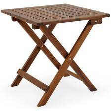 Table Balcony Folding Outdoor Wooden