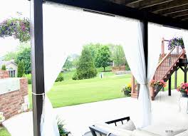 Diy Under Deck Outdoor Curtains For