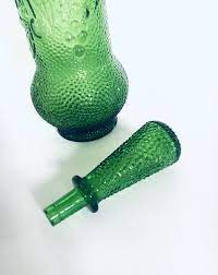 Green Wine Decanter Bottle With Stopper
