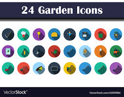Garden Icon Set Royalty Free Vector