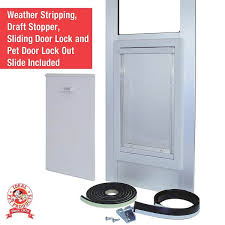 White Pet And Dog Patio Door Insert