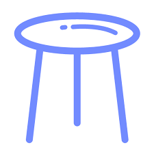 Round Table Vector Icons Free