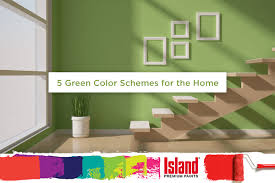 5 Green Color Schemes For The Home