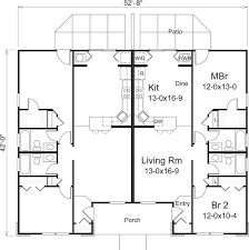 Prairie Style Duplex With 2 Bedrooms