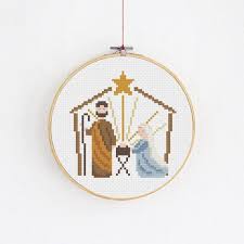Small Nativity Scene Cross Stitch