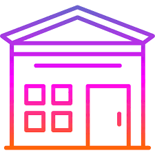 Garden Shed Generic Gradient Icon