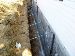 Helical Wall Anchor System Foundation