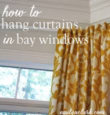 Hanging Curtains On Angled Windows