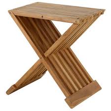 Teak Shower Seat Corner Stool Foldable