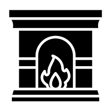 Vector Design Fireplace Icon Style