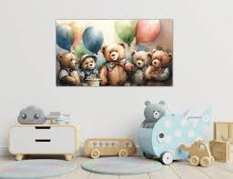 Teddy Bear Birthday Party Background