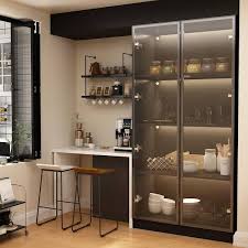 Fufu Gaga Black Wood Storage Cabinet