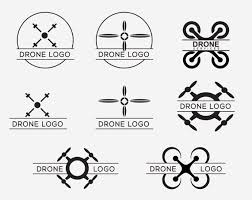 Drone Logo Collection Drone Svg Uav