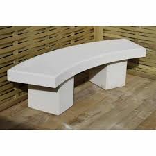 Modern Curved Outdoor Garden Bench