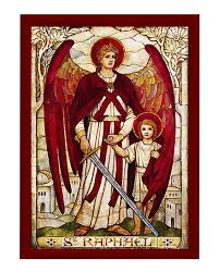 Archangel Raphael Icon Handmade Greek