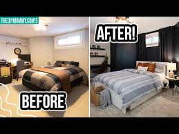 Cozy Basement Bedroom Makeover Before