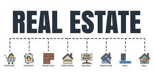 Real Estate Banner Web Icon Set Pool