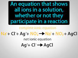 Complete Ionic Equation Definition