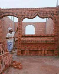 Brick Wall Construction Service At Rs