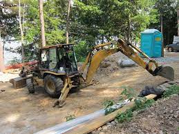 Excavating For A Home Foundation