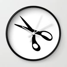 Black And White Wall Clock