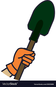 Shovel Hand Garden Gardening Tool Icon