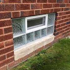 Vinyl Framed Glass Block Windows