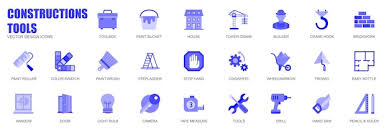 Construction Tools Concept Of Web Icons