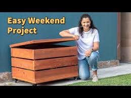 Easy Diy Outdoor Storage Box Using 3