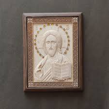 Handmade Wooden Icon The Lord Almighty