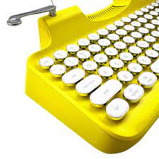 Retro Mechanical Keyboard White