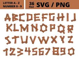 Wood Letters Clipart Wood Alphabet