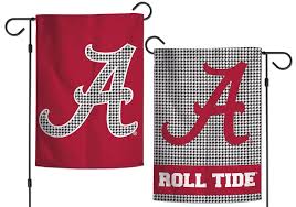 Alabama Houndstooth 2 Sided Garden Flag