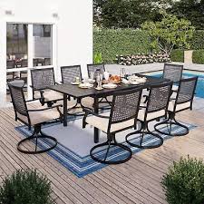 8 Person Expandable Outdoor Dining
