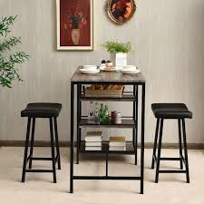 Mdf Counter Height Dining Bar Table Set