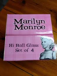 Vintage Marilyn Monroe Set Of 4 Hi Ball