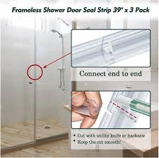 Hutlon Shower Door Seal Strip Stop