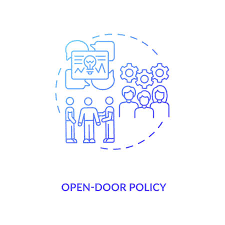 Open Door Policy Concept Icon