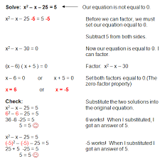 Quadratics Quadratic Equation Solving