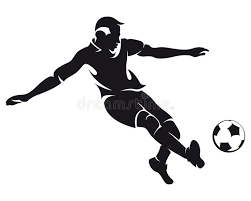 Soccer Silhouette Football Players