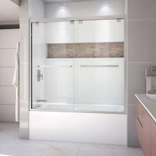 Dreamline Encore Brushed Nickel 56 In