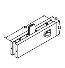 Bottom Or Centre Patch Lock Suitable