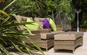 Mayberry Rattan Garden Double Seat Love
