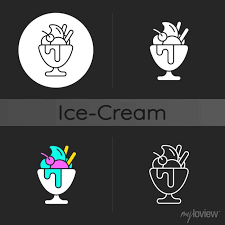 Frozen Yogurt Dark Theme Icon
