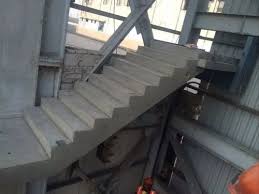 Gray Concrete Rcc Precast Staircase At